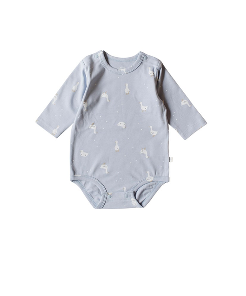 あひる柄ボディスーツ