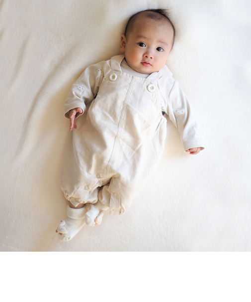 くま耳ぷっくりサロペット/