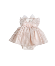 シアー コサージュ ボディドレス