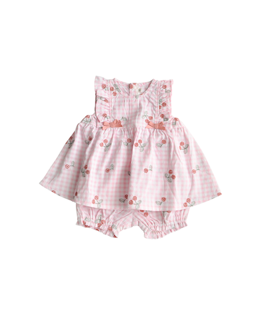 さくらんぼ刺しゅうミルキースーツ