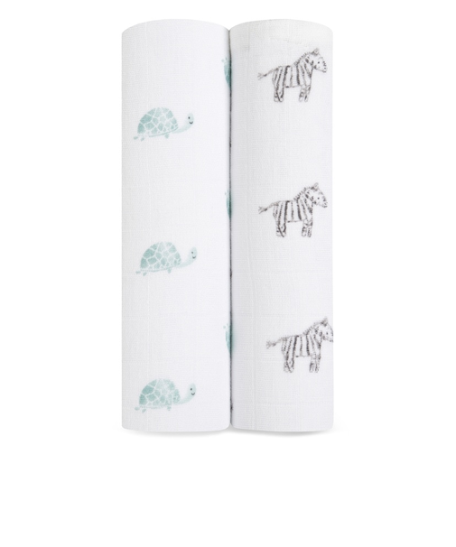 【SALE】スワドル/アニマルキングダム/オーガニック/2枚