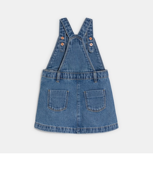 【OBAIBI】デニムサロペットスカート