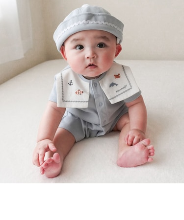 水族館セーラーロンパース