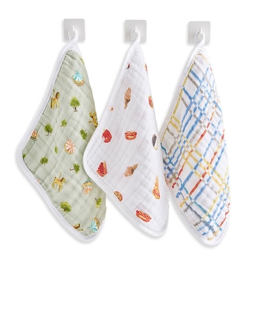 ウォッシュクロス/ニューヨーク/オーガニック/3枚