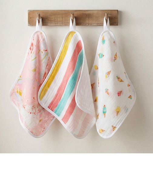 ウォッシュクロス/アイスクリーム/3枚