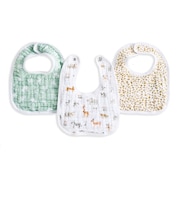 【SALE】スナップビブ/ジラフサファリ/3枚