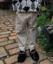 モクストライプ ロングパンツ