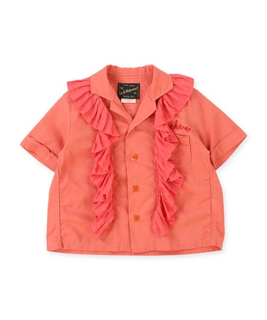 フリルコンビネーションシャツ