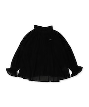 Tulle Flocky Gatherd Pullover