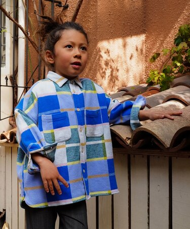 Patchwork Checked Shirt