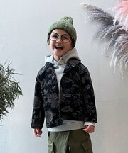 Botanical Print Corduroy Jacket