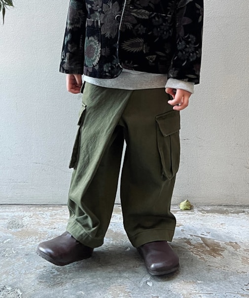 Satin Wrapped Cargo Pants