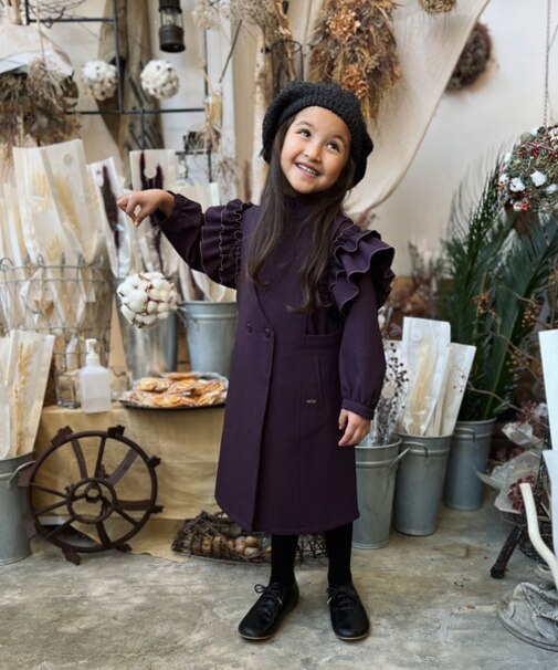 Stretch Grandrelle Yarn Serge Dress