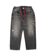 Black Denim Easy Pants