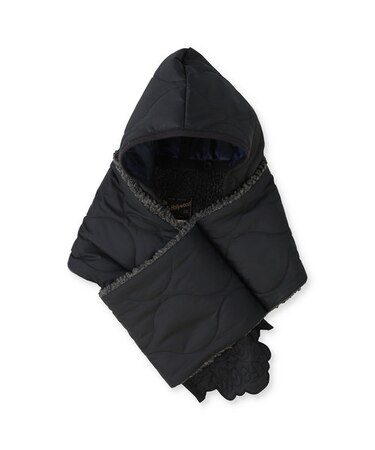 Scallaped Quilt Hood Scarf