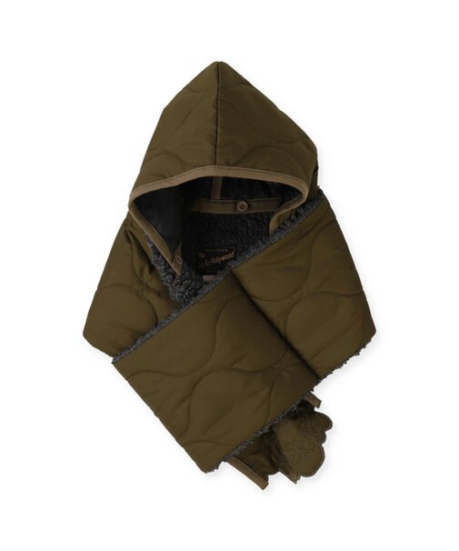 Scallaped Quilt Hood Scarf