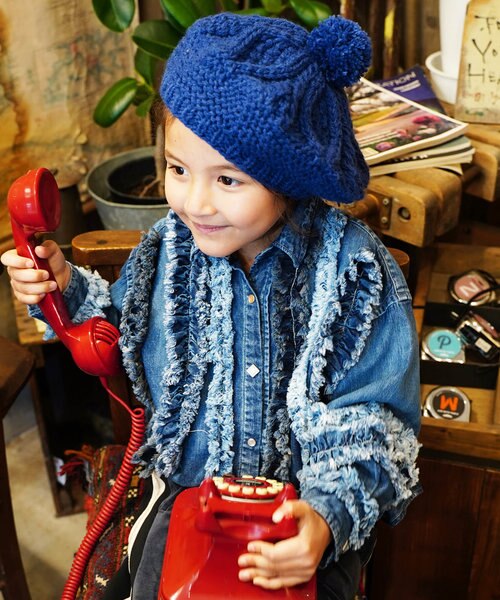 GOTOHOLLYWOOD/MIXフリル ダンガリーシャツ Mix Frill Dungaree Shirt