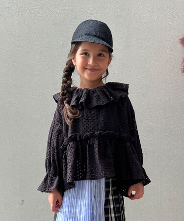 Cutwork Lacy Smocked Blouse