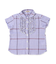 Frill Gingham Plaid Shirt