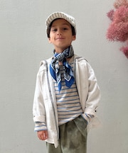 Cotton Hemp Denim Marine Blouson