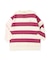 Cotton Knit Striped Long Sleeve Tee