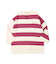 Cotton Knit Striped Long Sleeve Tee