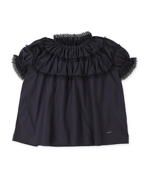 Lace Smocked Tee