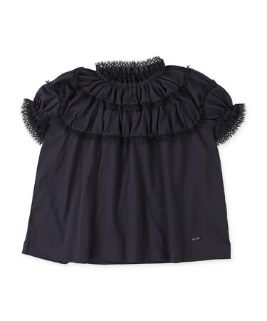 Lace Smocked Tee