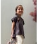 Smooth Cotton Jersey and Cutwork Lace Tee