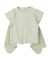 Smooth Cotton Jersey and Cutwork Lace Tee
