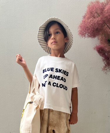 Smooth Cotton Jersey BLUE SKIES Tee
