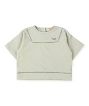 Baby Smooth Cotton Jersey and Marine Tee