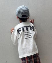 Smooth Cotton Jersey and Back Logo Tee