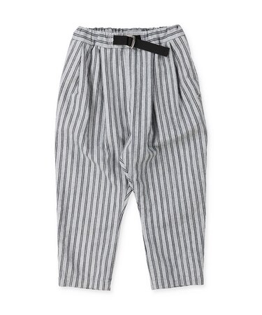 Indigo Herringbone Striped Pants