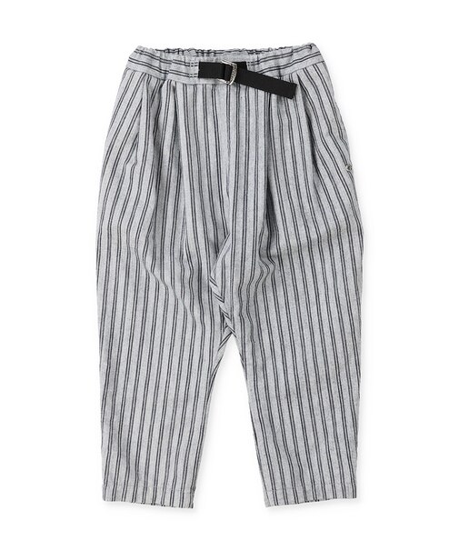 Indigo Herringbone Striped Pants