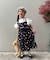 Star Jacquard Frill Dress