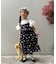 Star Jacquard Frill Dress