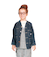 8oz Denim Collarless Coverall Jacket