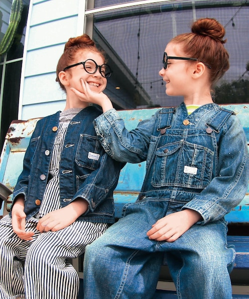 ジャケット・アウター jumelle collarless denim jacket W9zero1 black denim jacket Black delavè | Replay Jeans