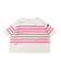 Cotton Jersey Striped and Printed Tee
