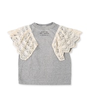 Vintage Cotton Jersey Ruffled Tee
