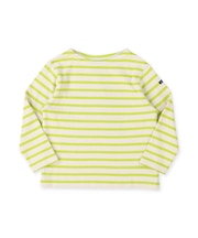 Striped Cotton Jersey Boatneck Tee