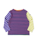 Striped Cotton Jersey Boatneck Tee