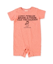 Cotton Jersey PENGUIN Baby Rompers