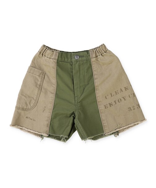 Back-satin Switching Design Shorts