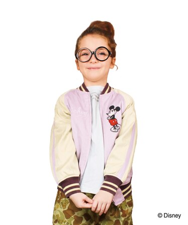 Twill MICKEY Bowling Jacket