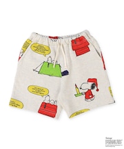 SNOOPY Full-pattern Sweat Shorts
