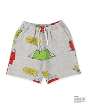 SNOOPY Full-pattern Sweat Shorts