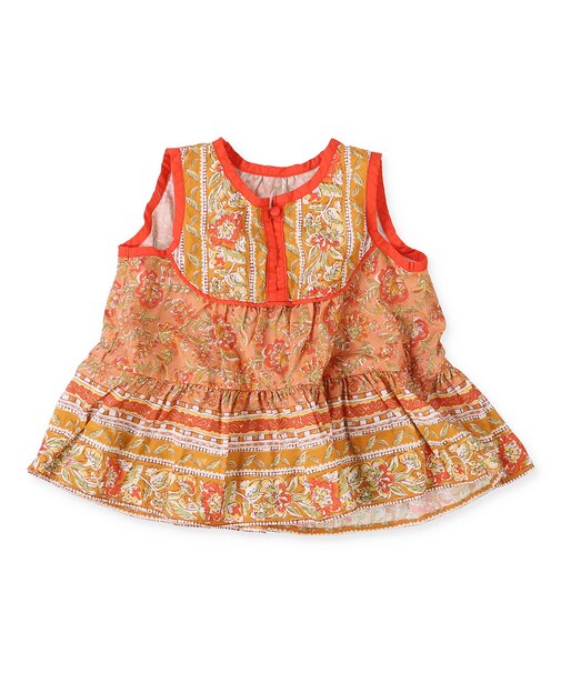 Indian-like Print Blouse