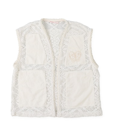 Knit Lace Embroidery Pullover